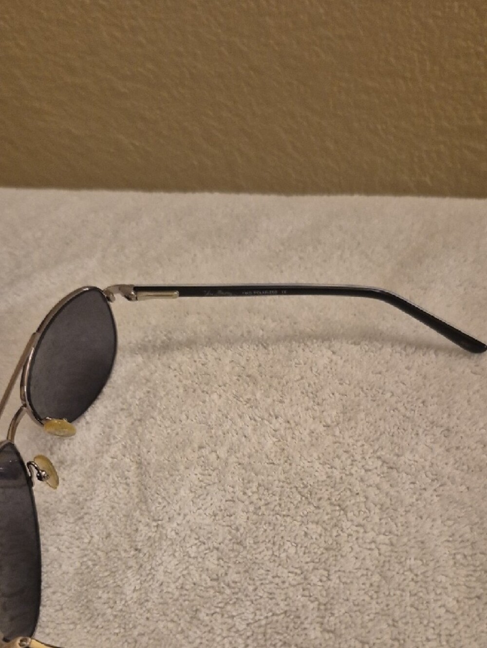 Vera Bradley Petite Womens Aviator Sunglasses - SilverFrame, Black Lenses - Picture 5 of 7
